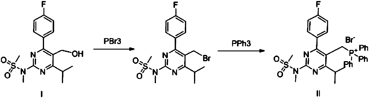 Preparation method of rosuvastatin calcium intermediate