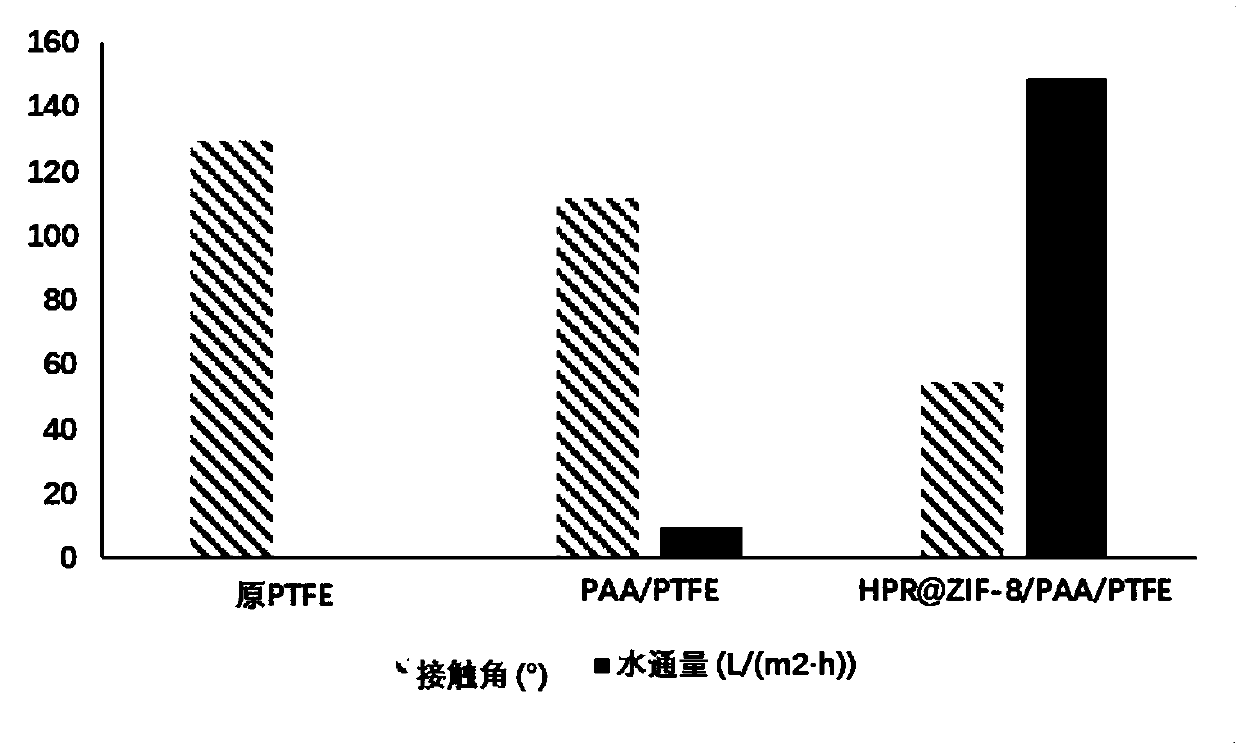 Method for in-situ preparation of nano-enzyme membrane
