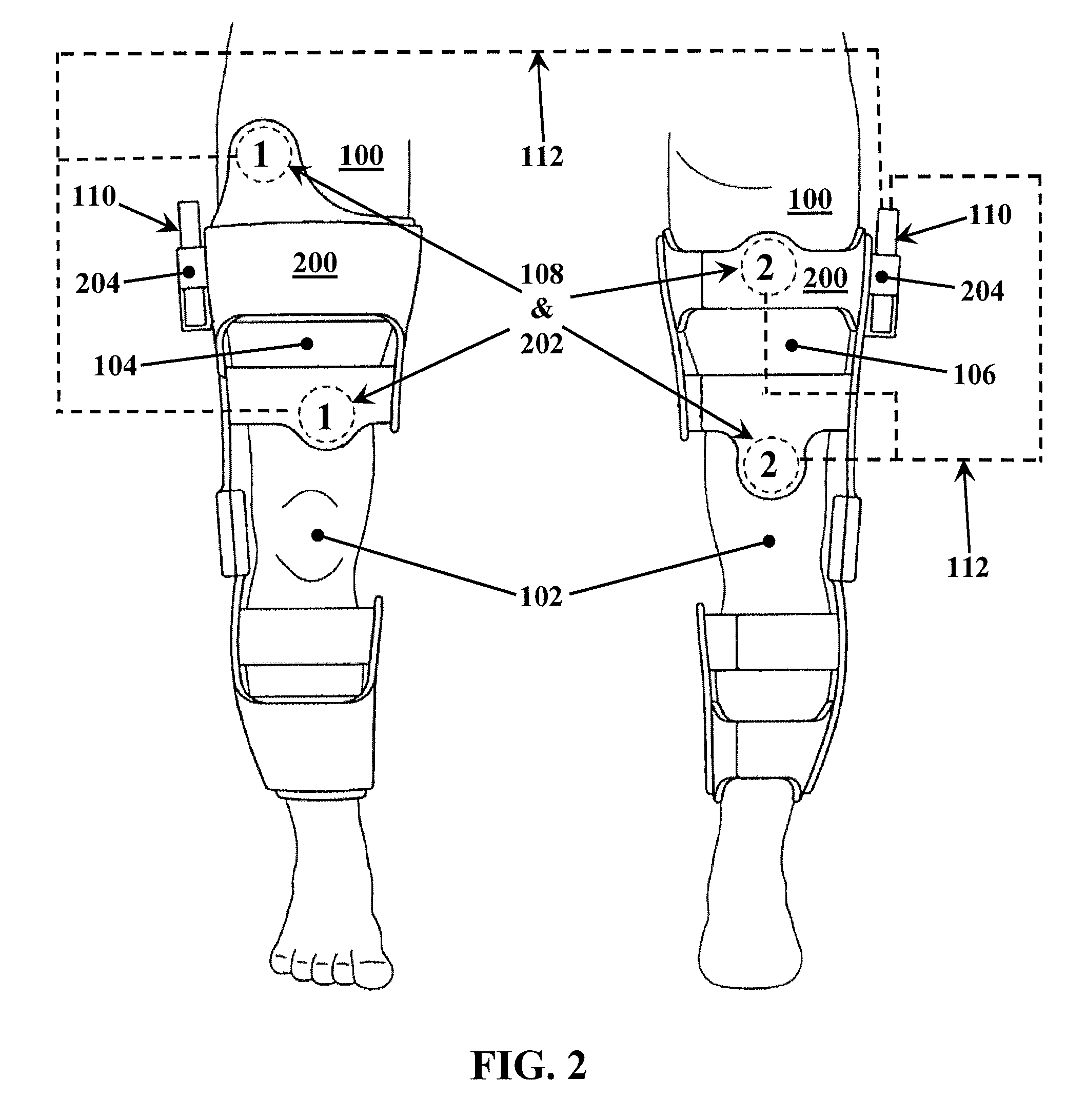 Apparatus and method for stabilizing, improving mobility, and controlling cartilage matrix degradation of weight-bearing articular joints