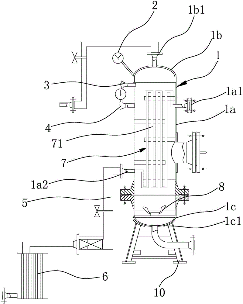 High-pressure heating tank and machining method of tank body of heating tank