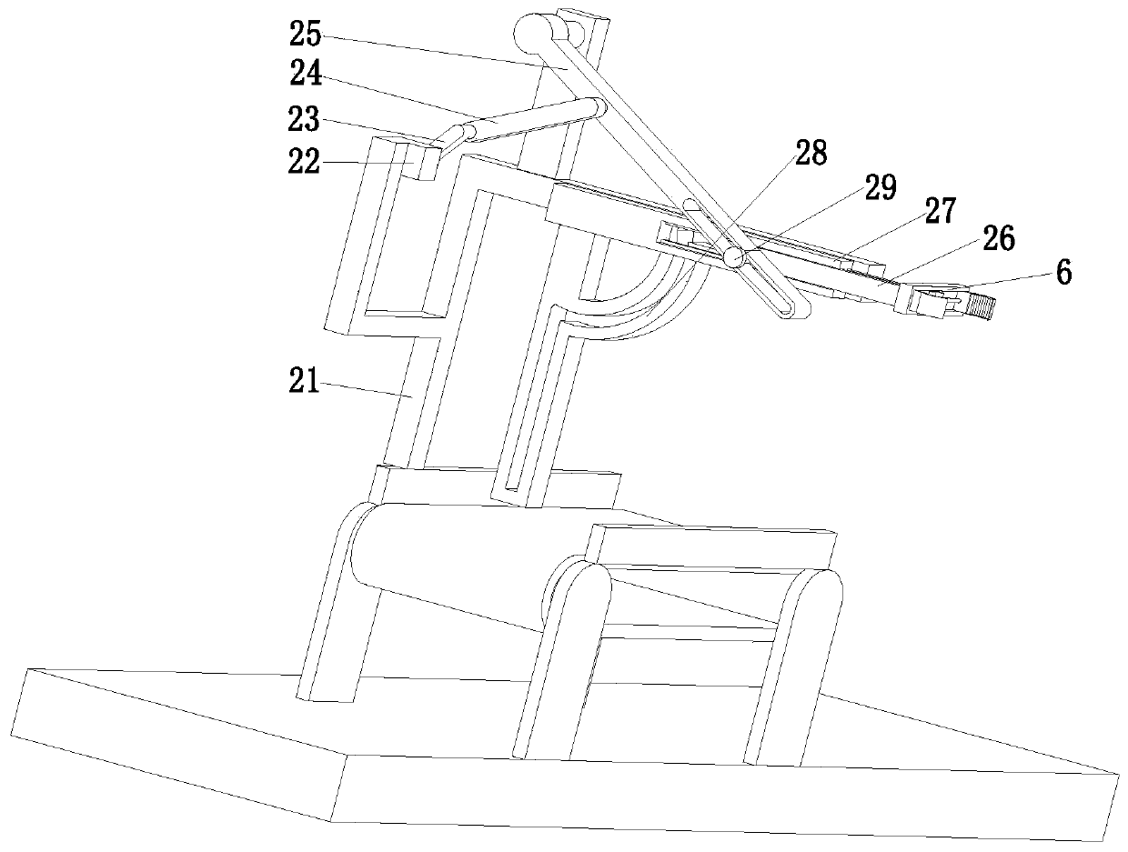 A self-adhesive label posting system