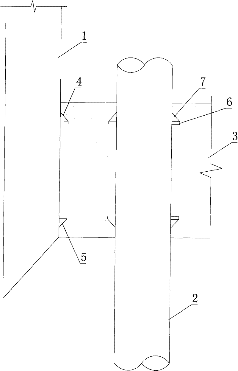 Method for reducing thickness of subsealing concrete of steel cofferdam and preventing seepage