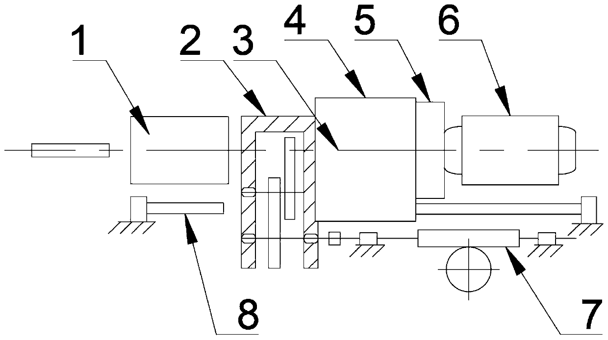 Novel semi-automatic feed mechanism of threading machine