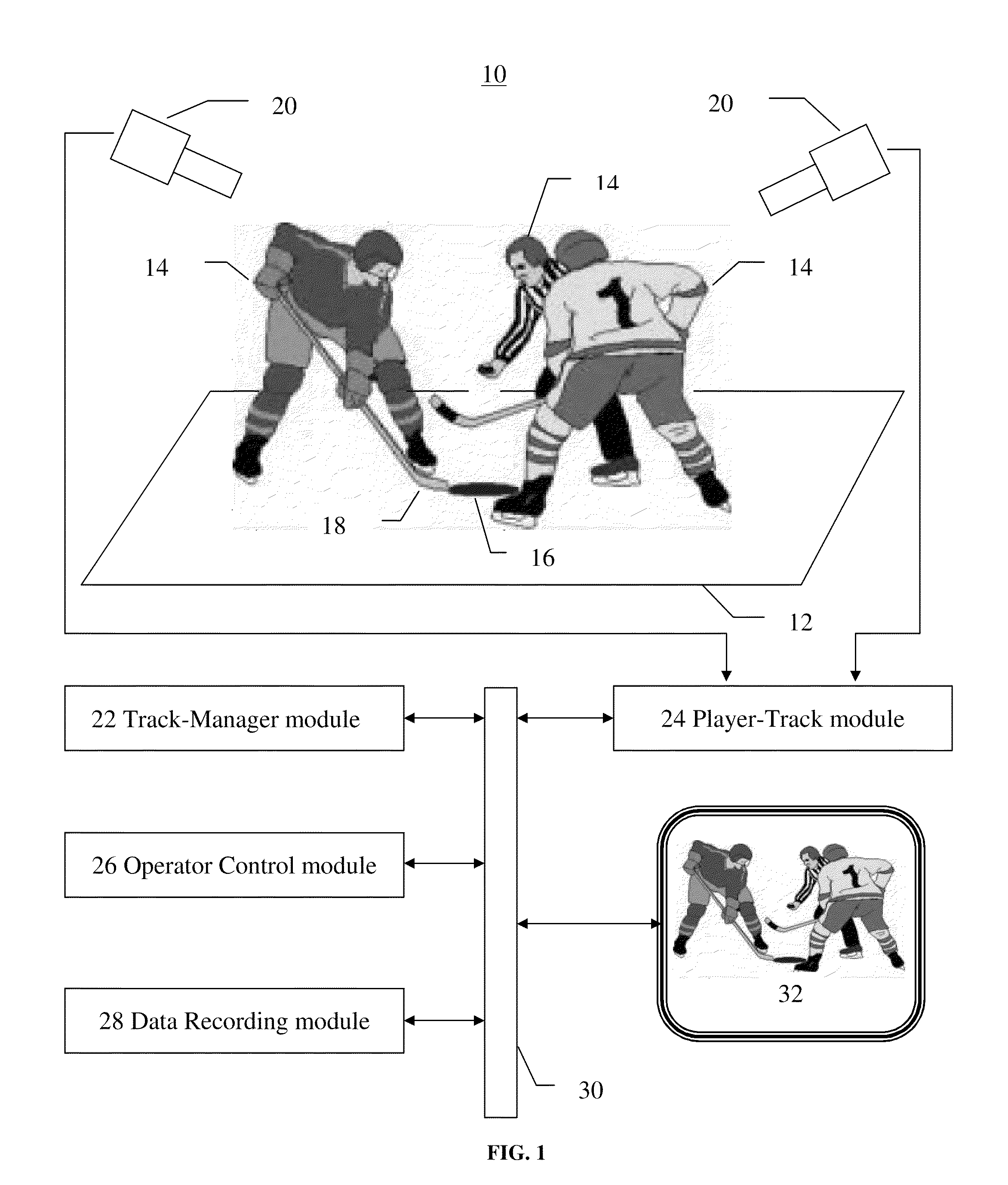 Multiple-object tracking and team identification for game strategy analysis