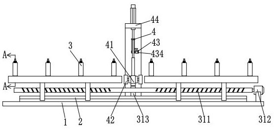 A bar cutting and grinding integrated equipment