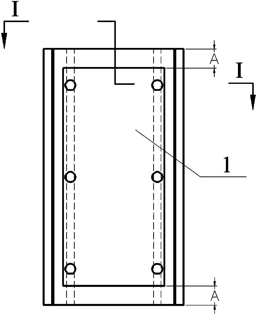 An energy-saving door lining brick for a coke oven