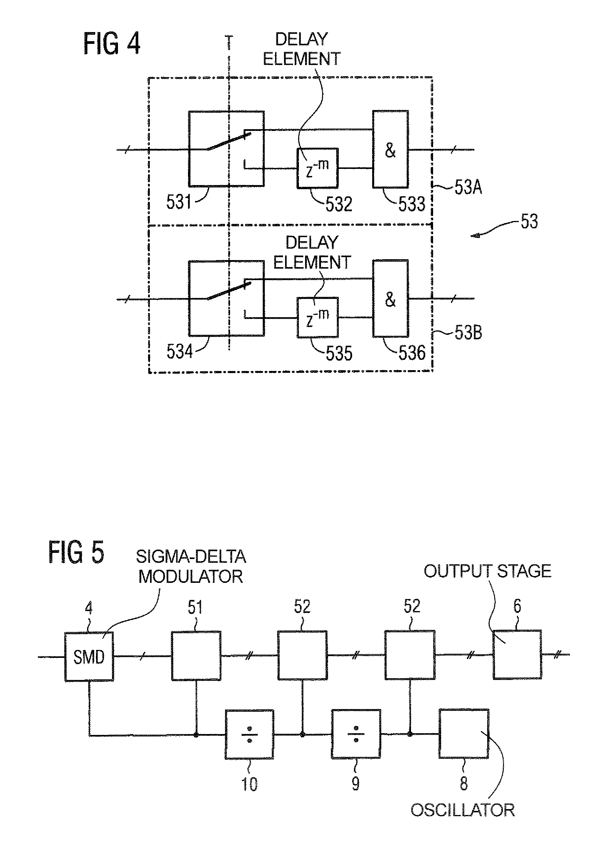 Hearing aid device with an output amplifier having a sigma-delta modulator