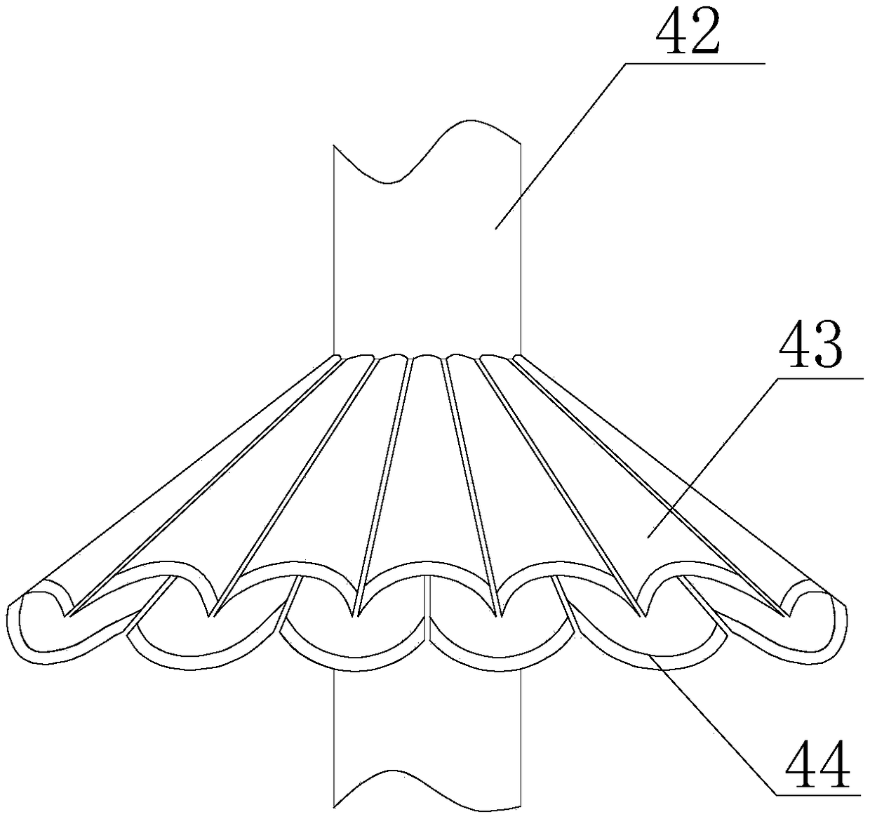 Kitchen fume condensing purification device