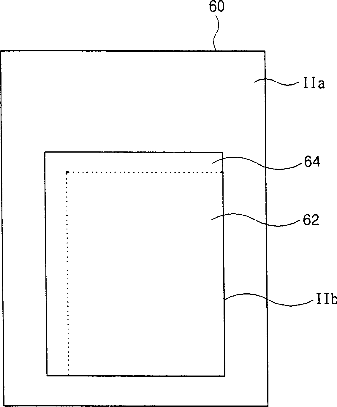 Liquid crystal cell process for in-plane switching mode liquid crystal display device