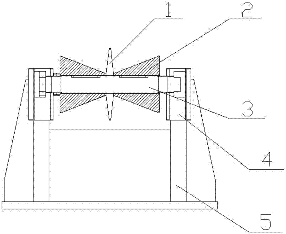 Manufacture method for guiding carrier roller in guide roller used for backward bending machine