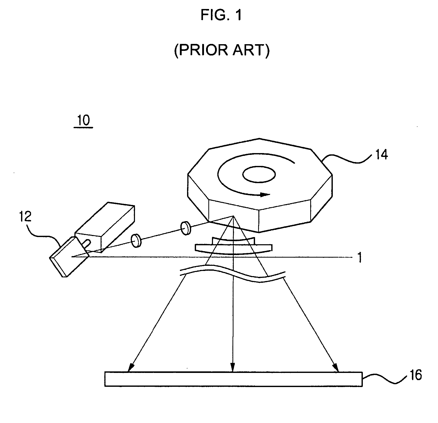 Mirror package scanning apparatus and method