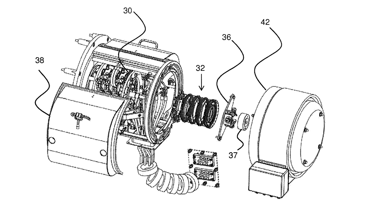 Method and test tool for adjusting brush holders in slip ring systems