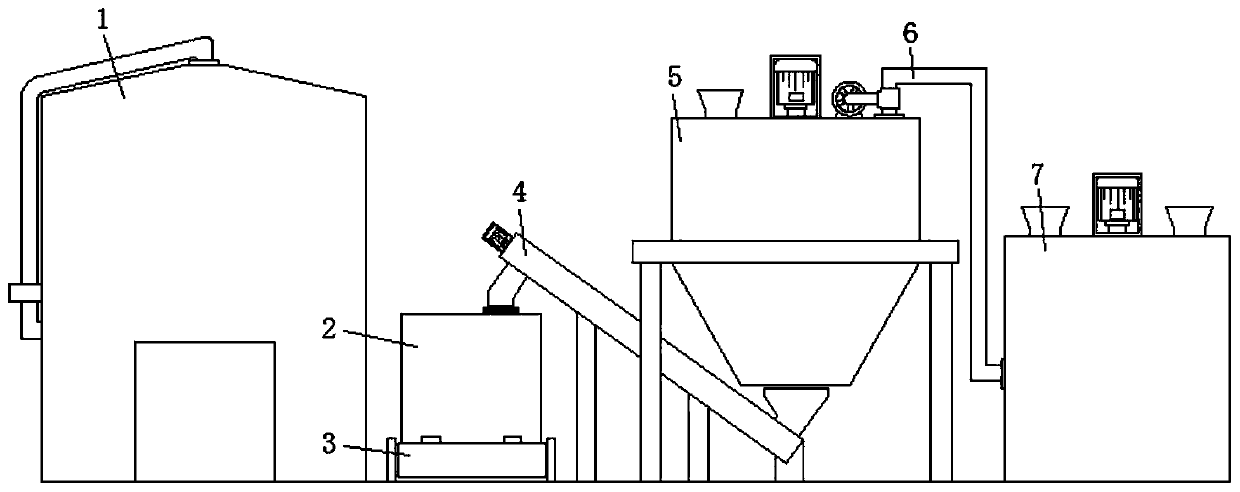 Processing equipment and processing method of nutrient powder for algal reproduction