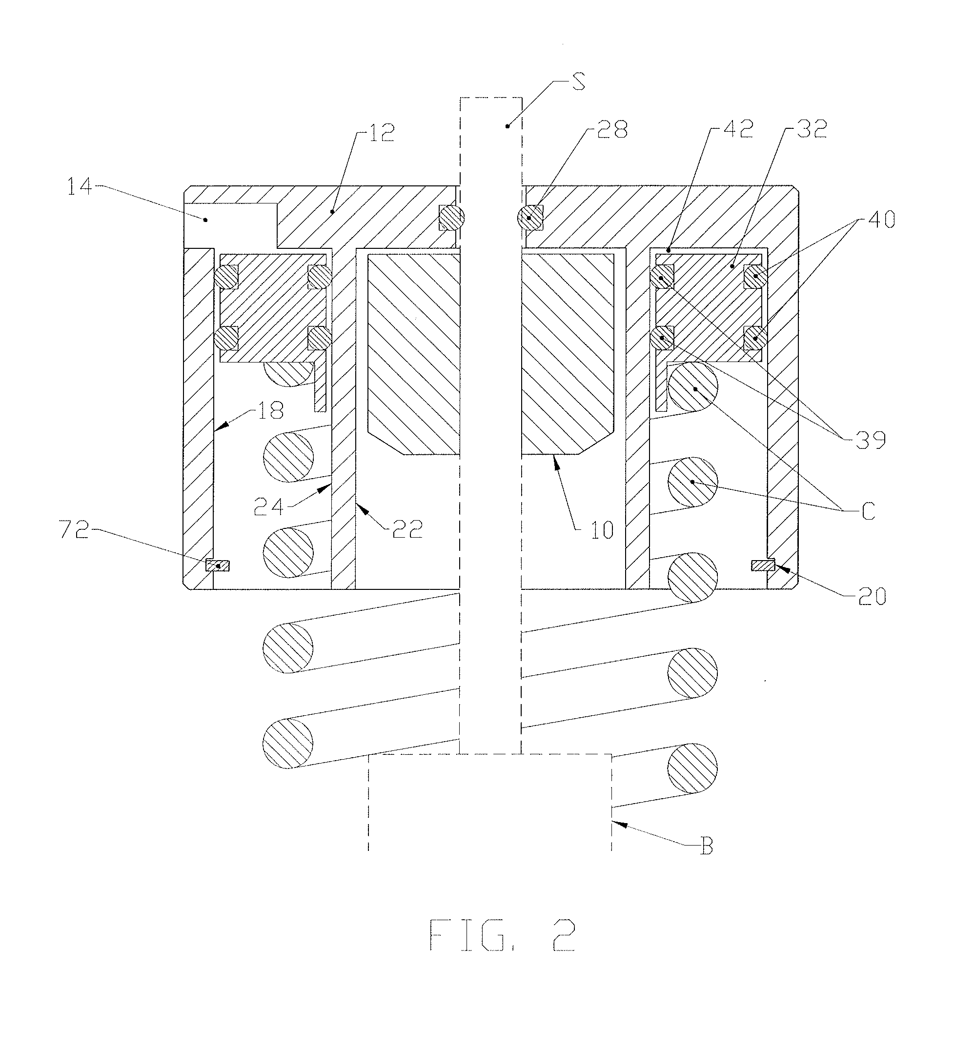 Device for adjusting the height of a vehicle
