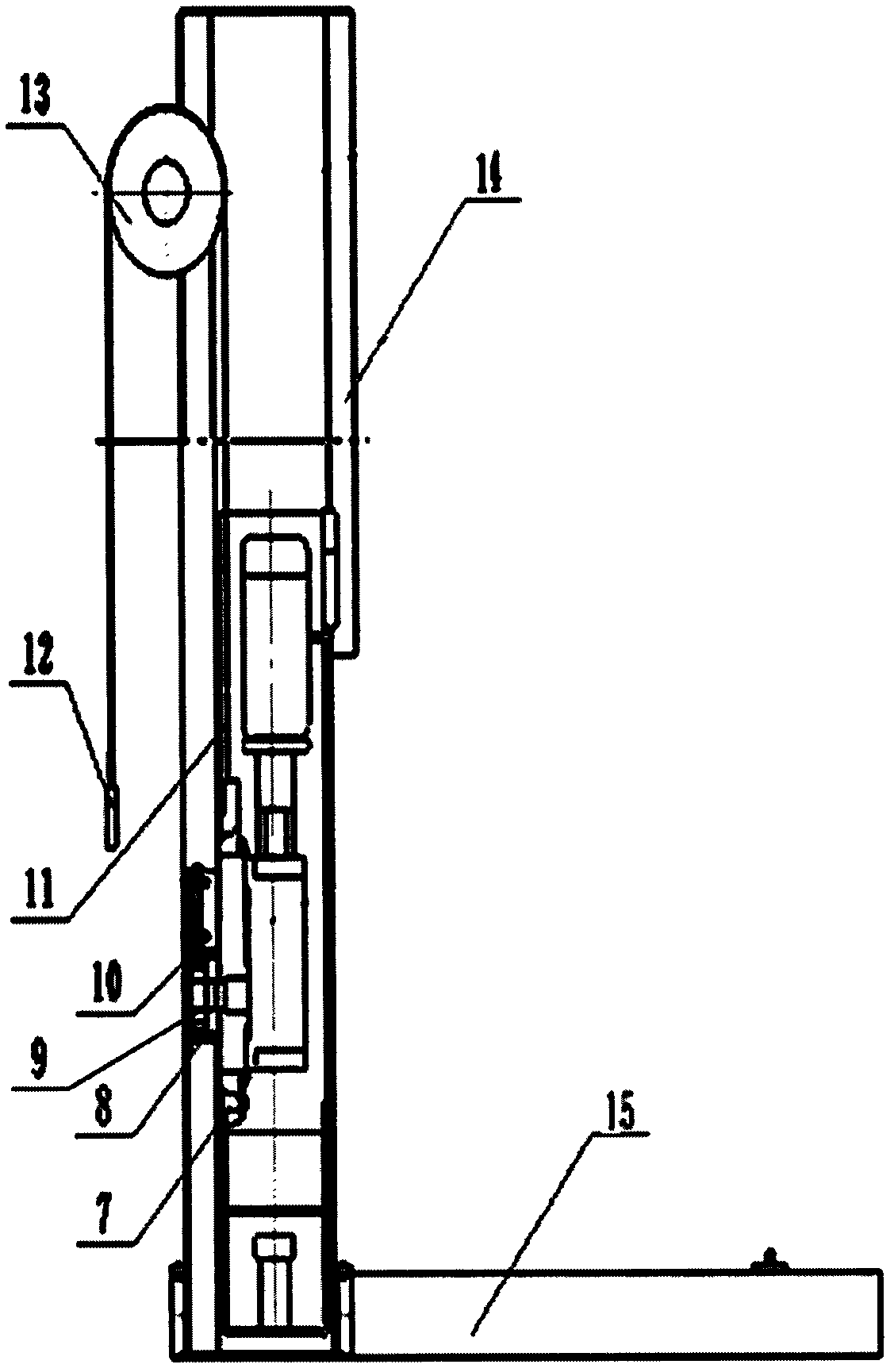 Oil pumping unit with fixed ring rack