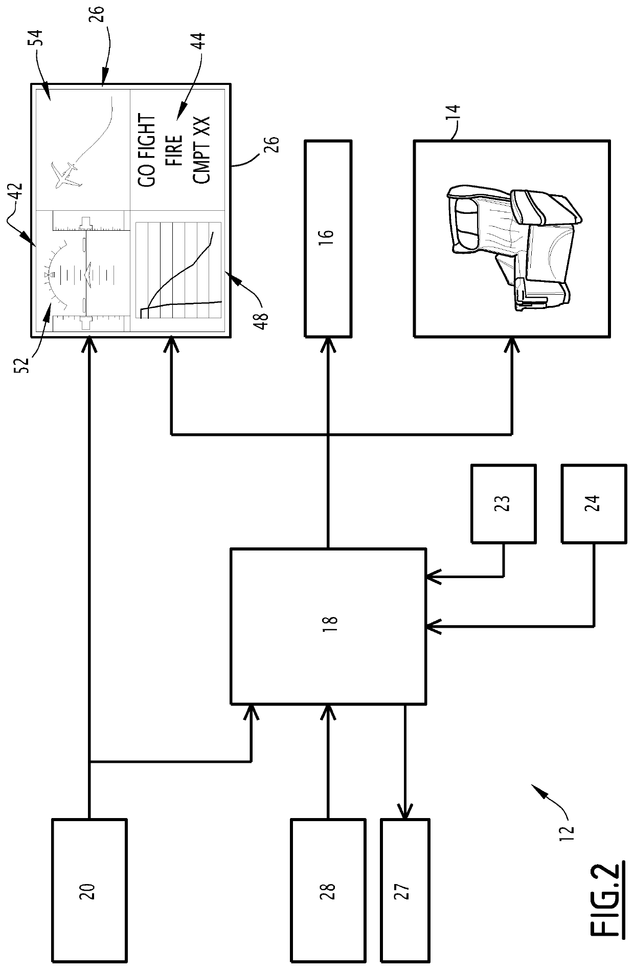 Device for waking up a crew member of an aircraft