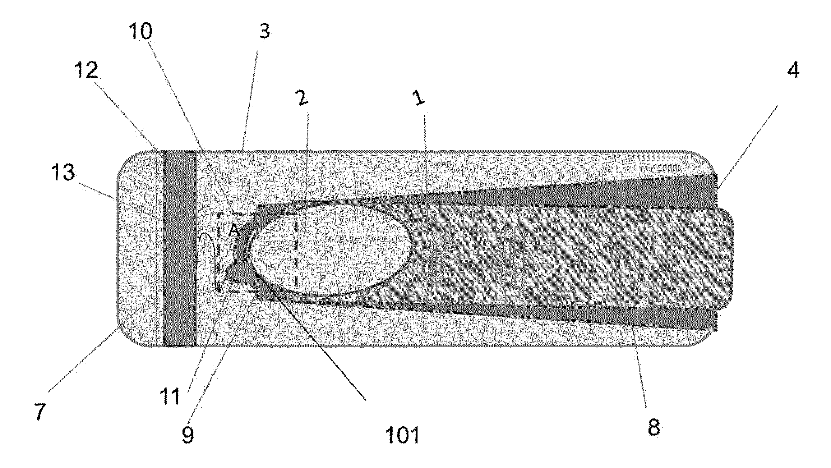 Device for altering a human or animal nail