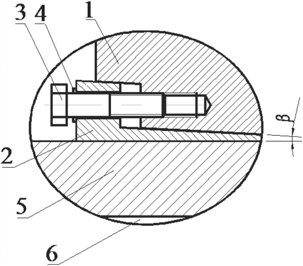 Method of checking design size of wind power locking disc