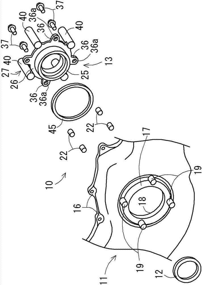 Shield structure for internal combustion engine