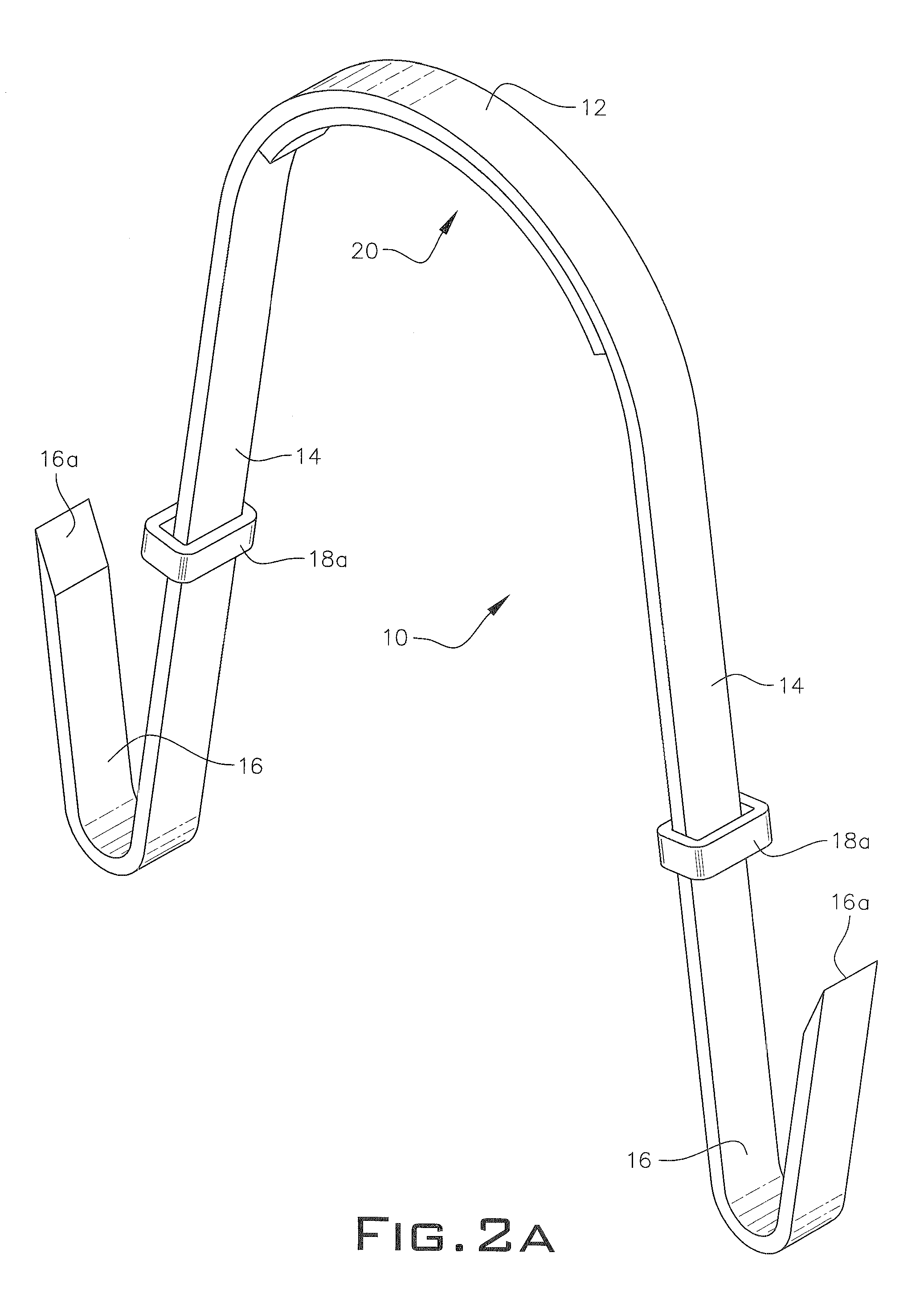Device for carrying bags without the use of hands
