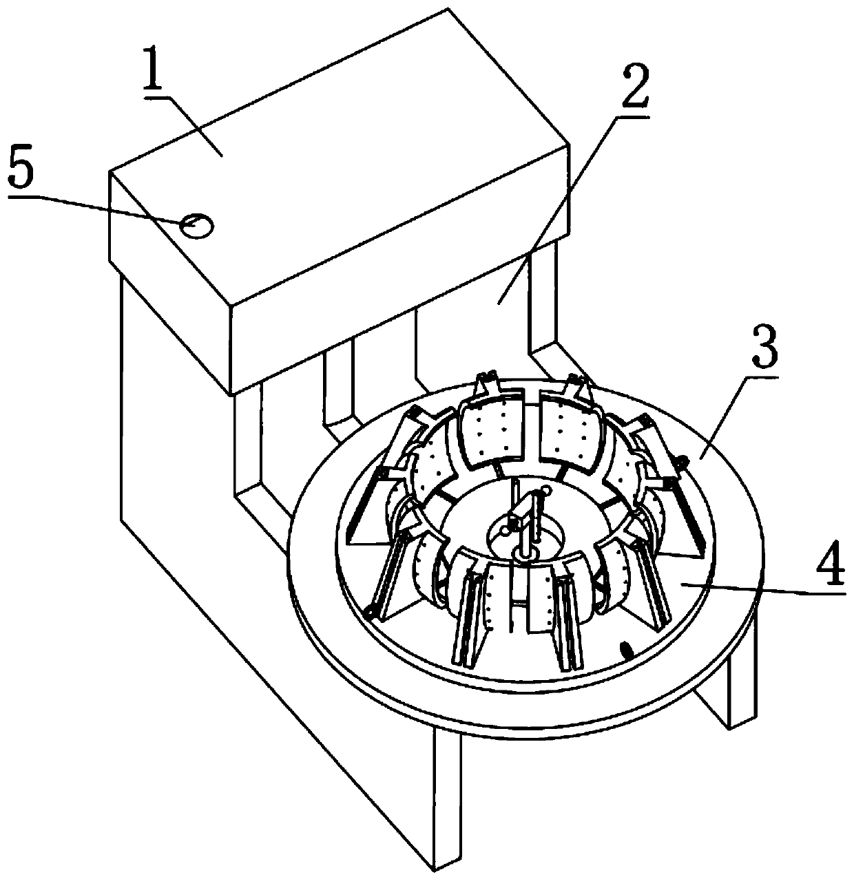 Radial tire mold and making method thereof