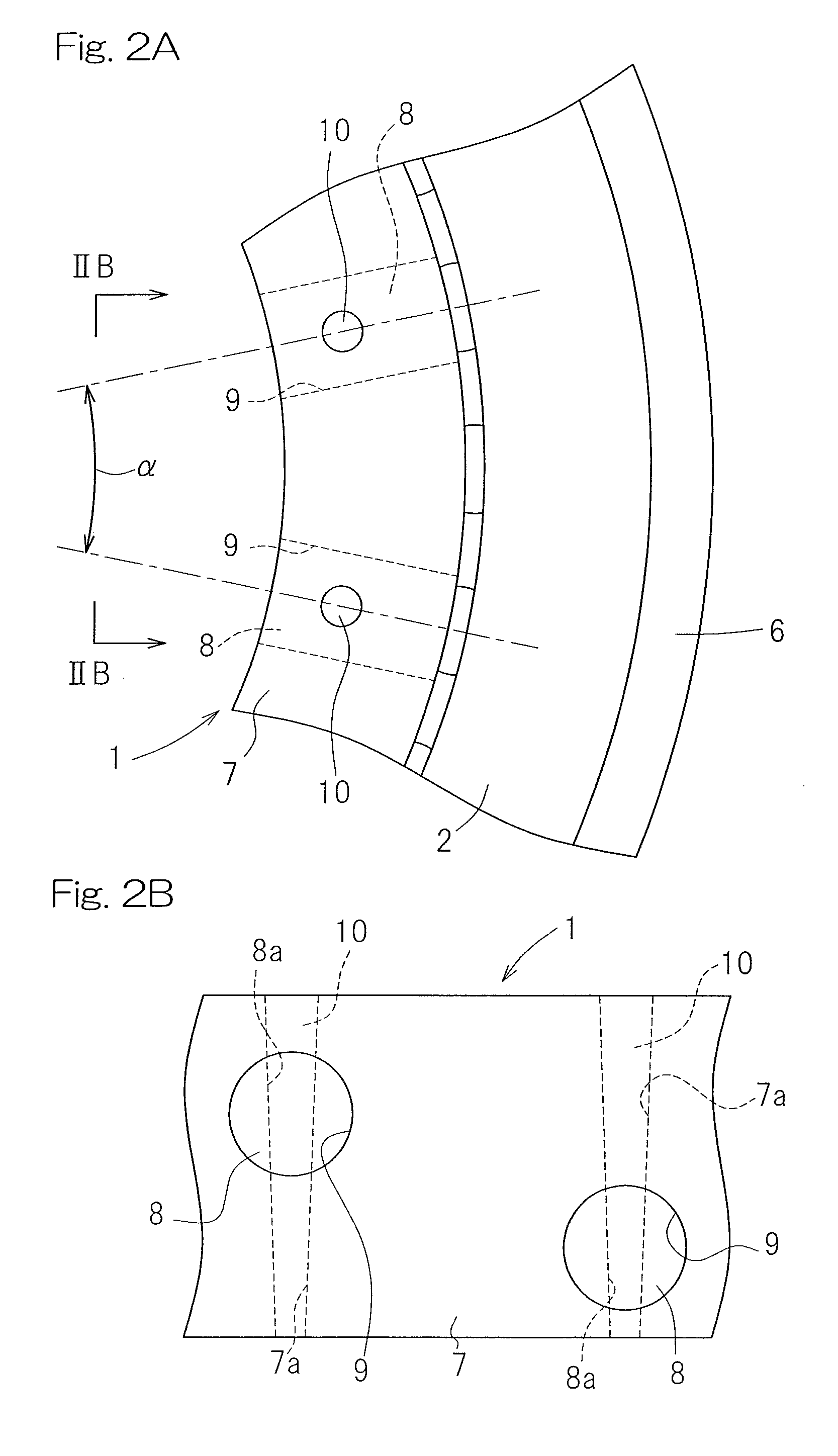 Slewing bearing and rotating section support device for wind turbine