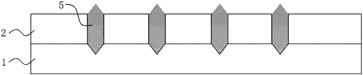 Preparation method of electric injection silicon-based III-V nano laser array