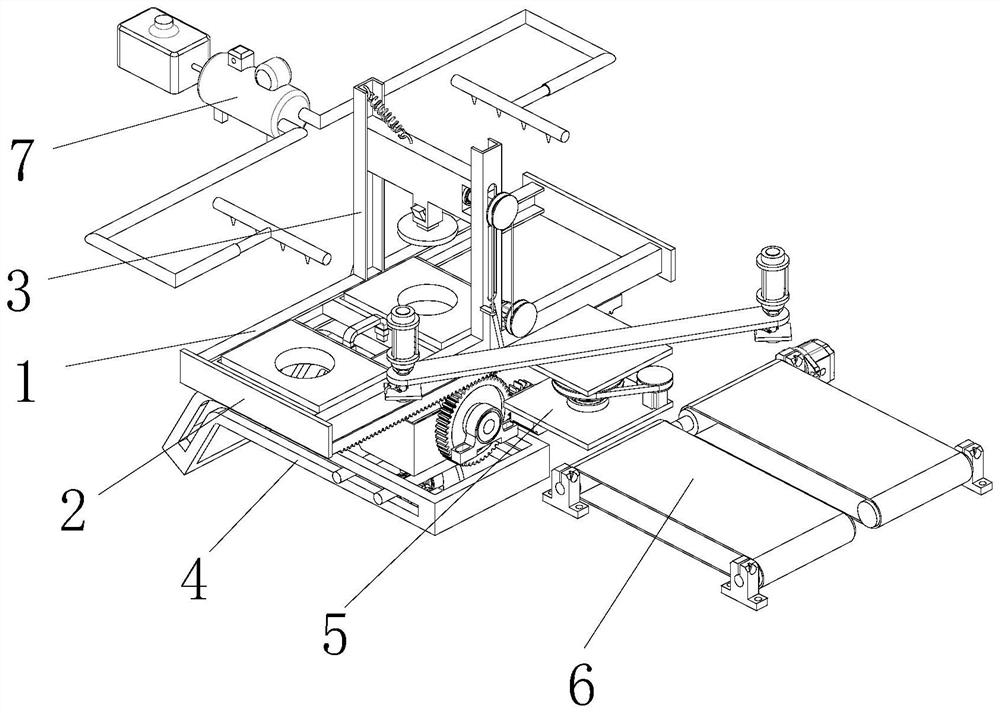 Automatic die cutting device for paperboards