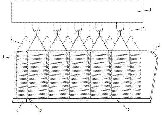 Magnetic bead driving method and apparatus allowing cells to do rectilinear motion in micro-fluidic chip