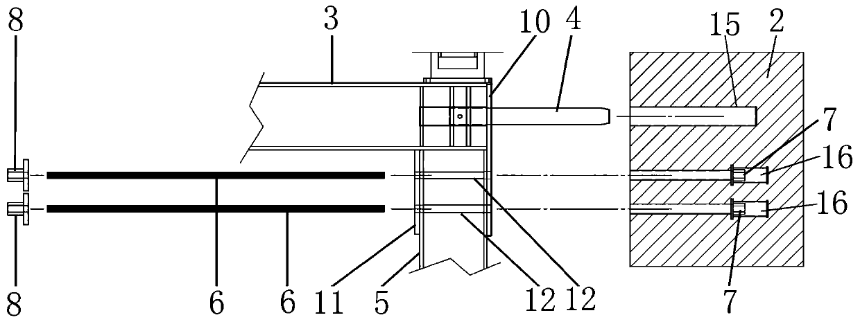 Supporting bracket for bridge engineering and construction method thereof