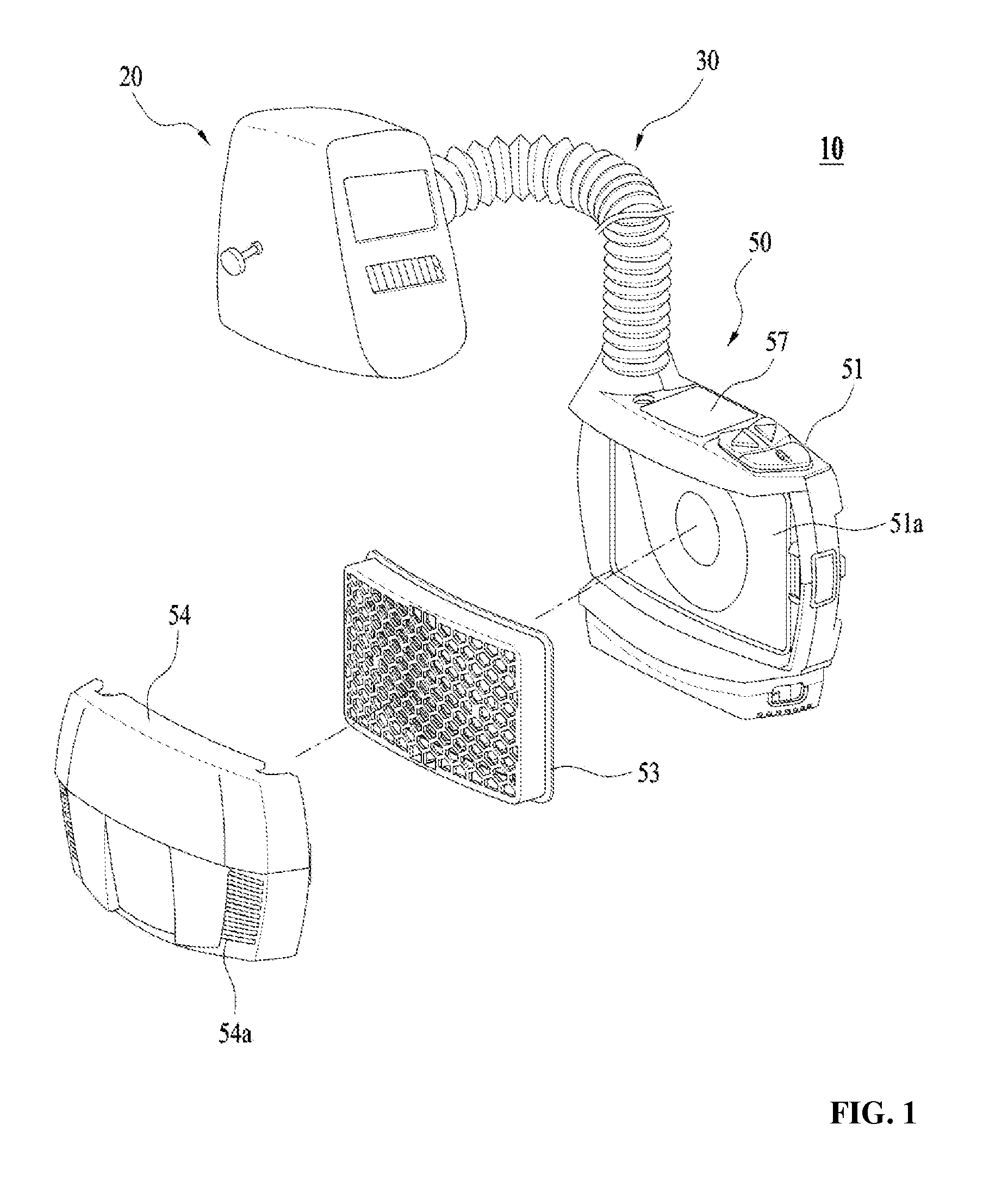 Structure and Method For Recognizing Information on a Filter Installed in an Air Purifier of a Respirator