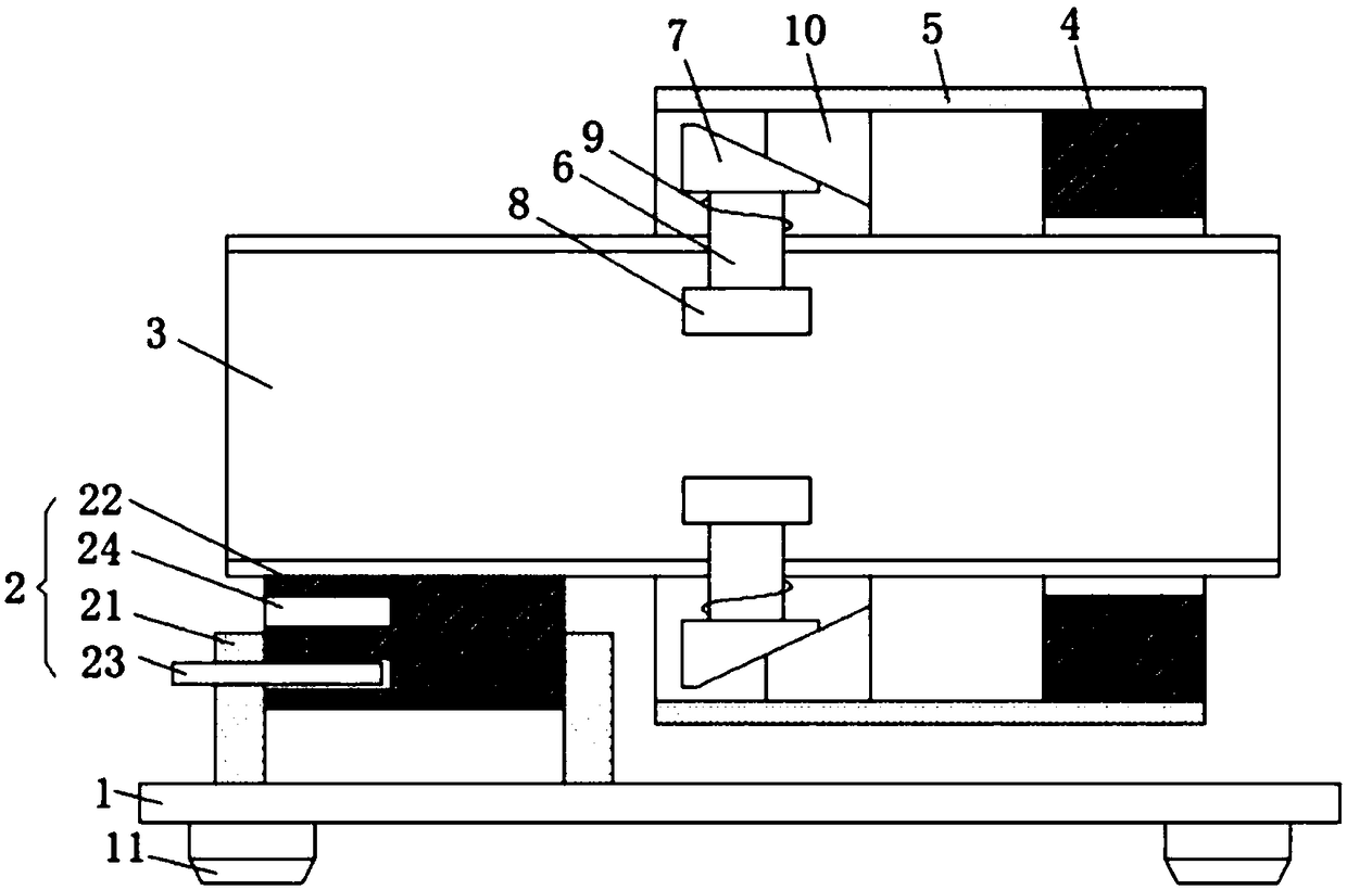 Fixing device for magnesium aluminum alloy machining