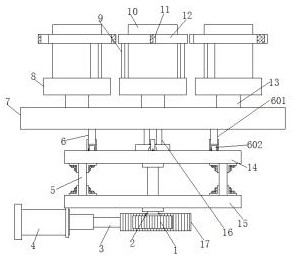 Rotary disc tool clamp for assembling plunger pump cylinder body