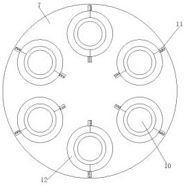 Rotary disc tool clamp for assembling plunger pump cylinder body