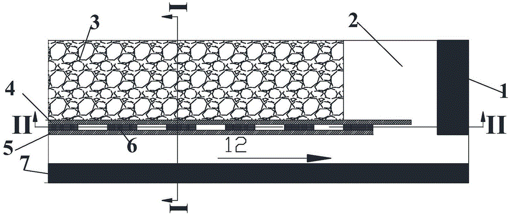 Progressive-strength concrete wall section dirt band limit receding gob-side entry retaining method