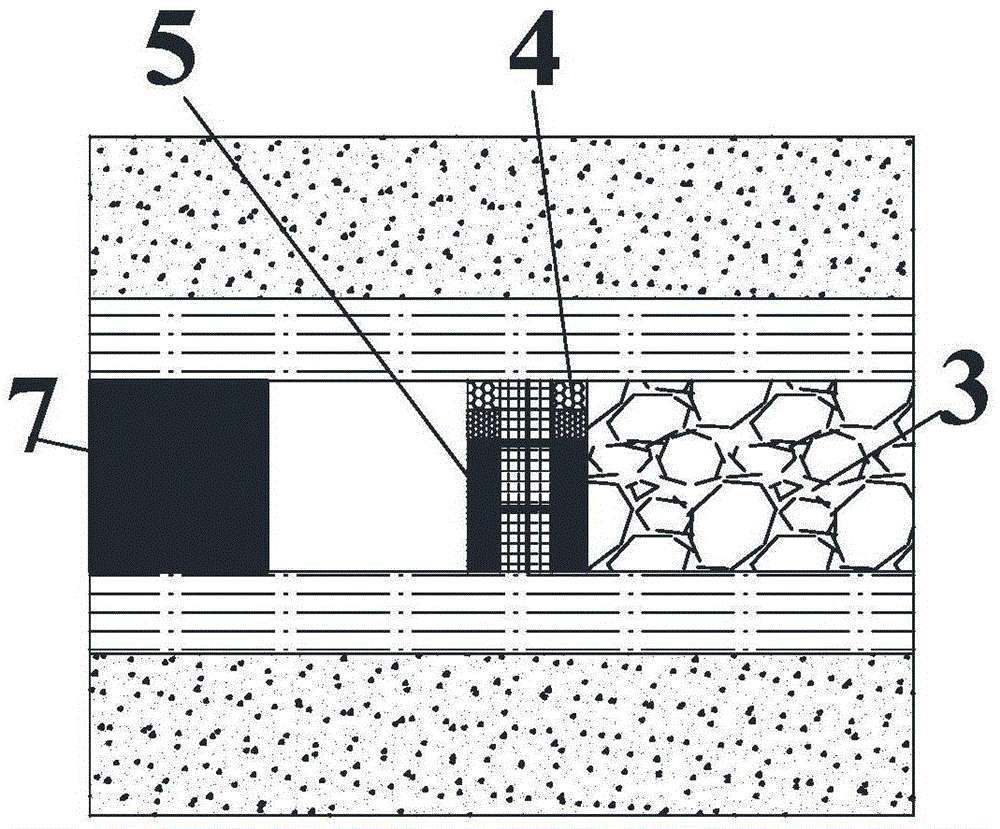 Progressive-strength concrete wall section dirt band limit receding gob-side entry retaining method