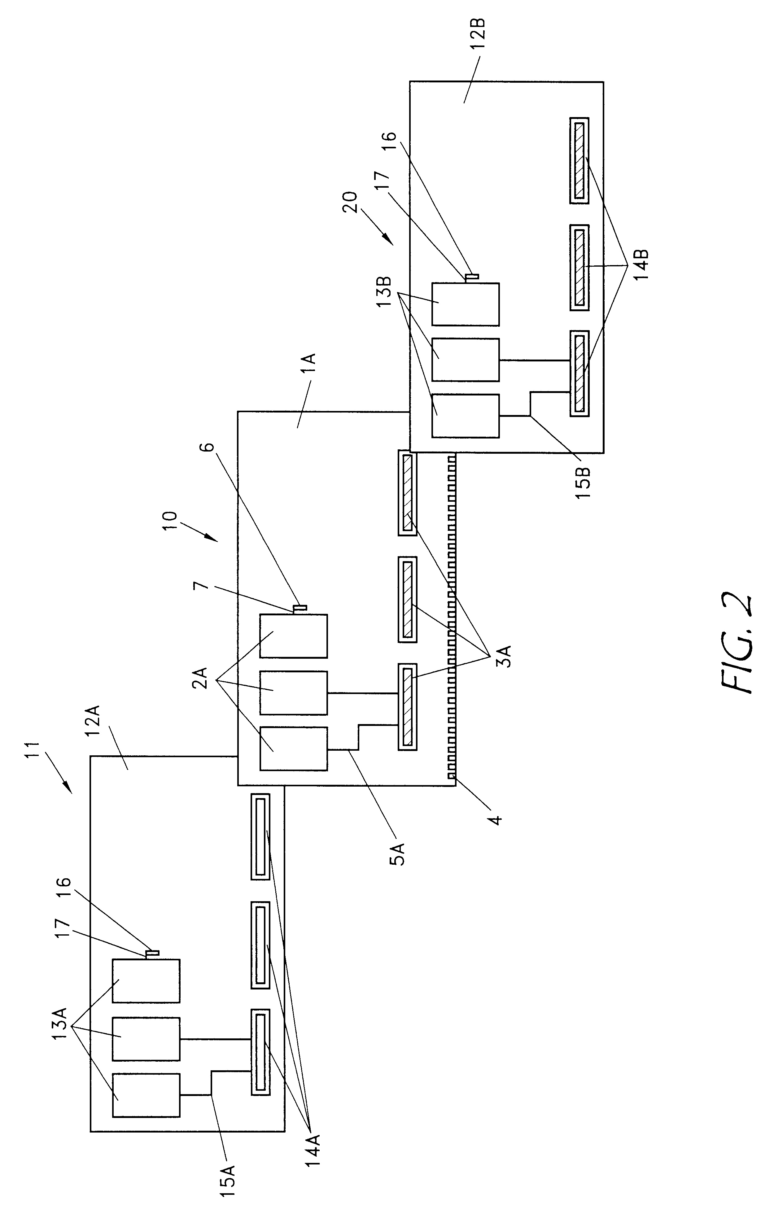 Stacked printed circuit board memory module and method of augmenting memory therein