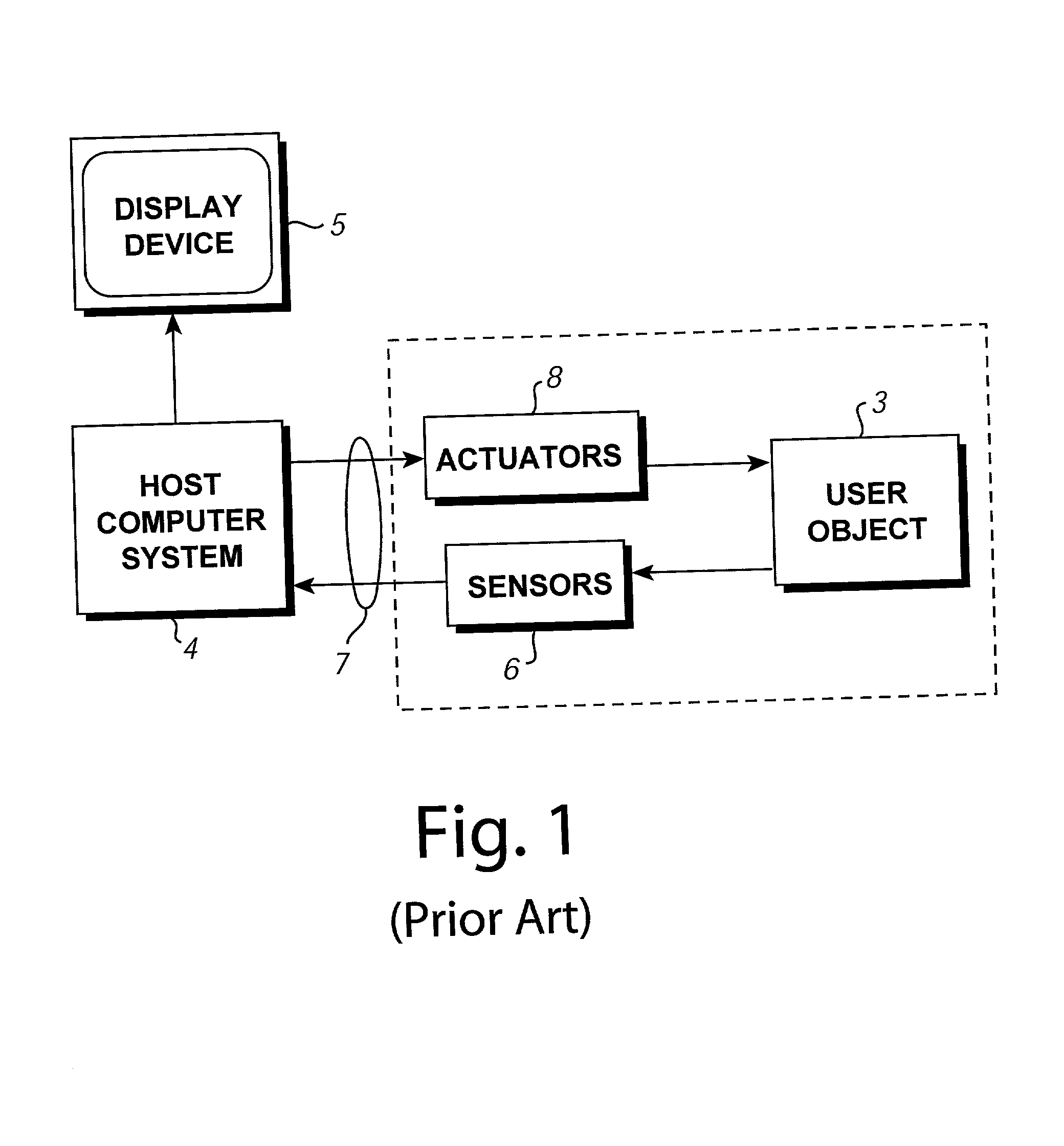 Power management for interface devices applying forces