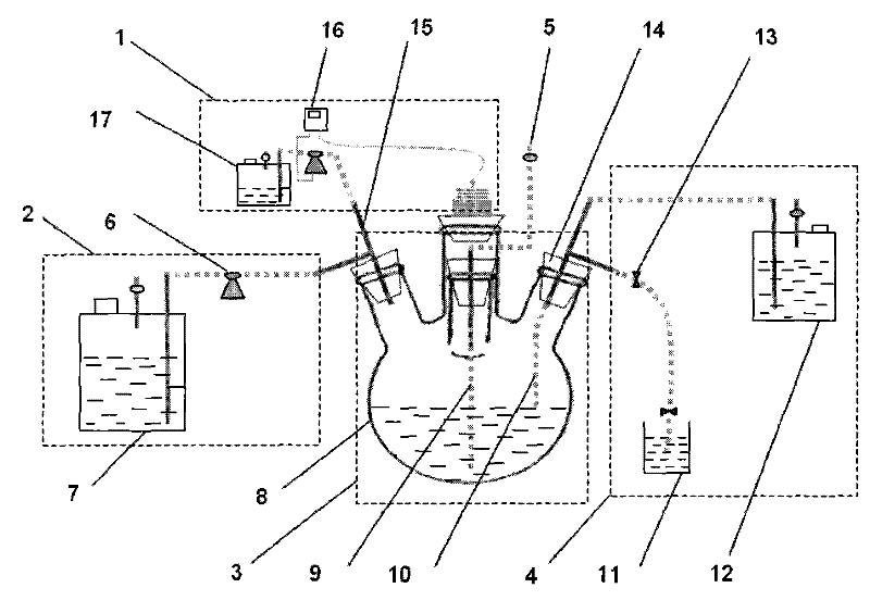 Chemostat continuous cultivation device