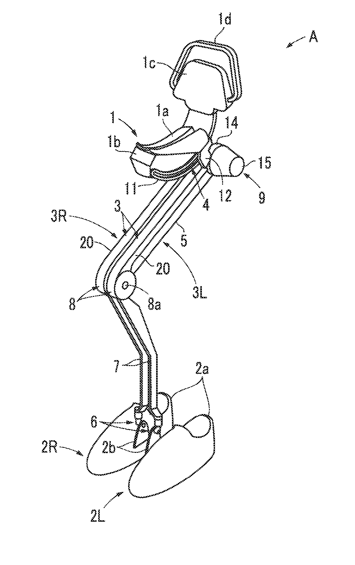 Motion assist device and walking assist device