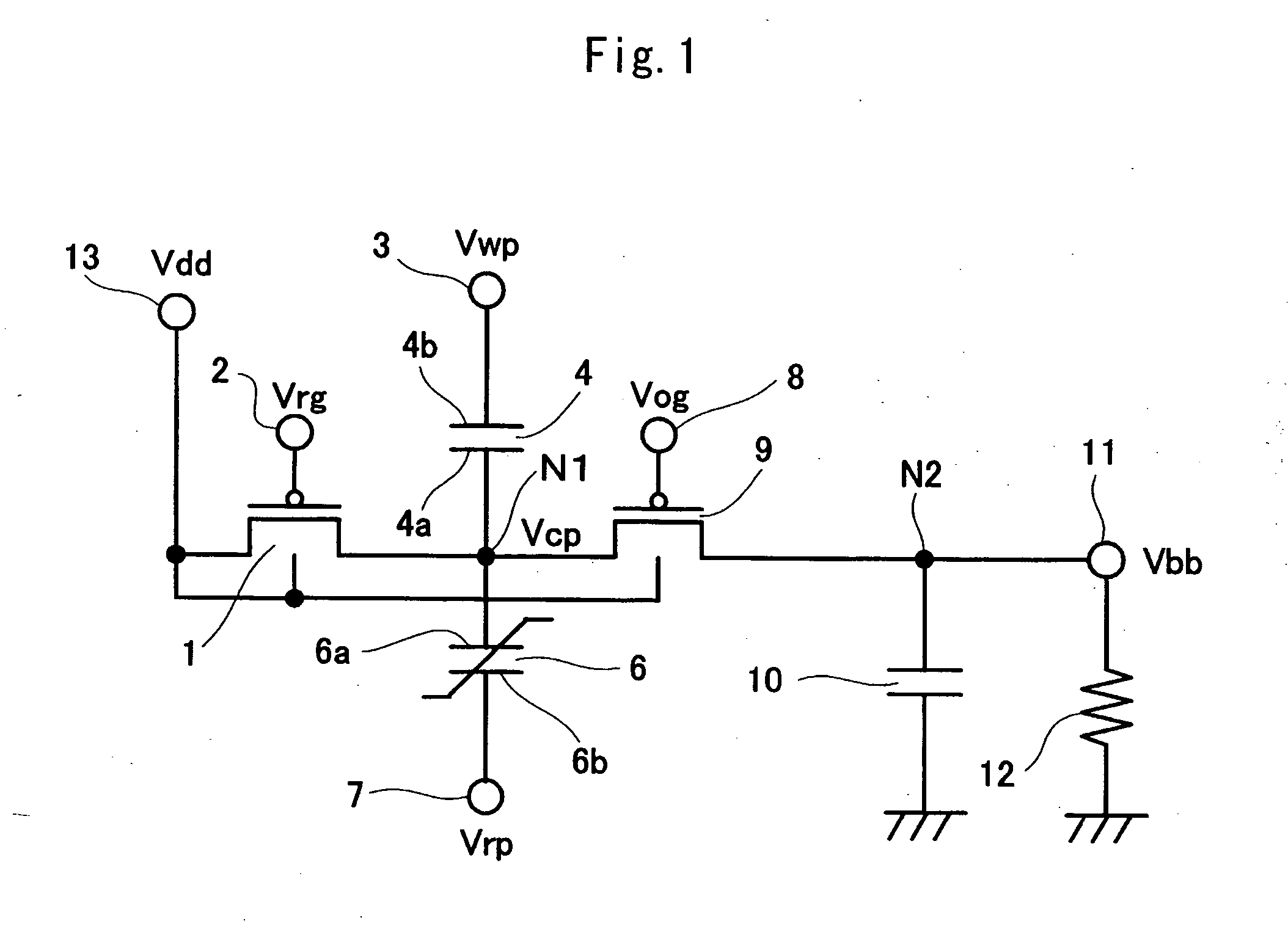 Voltage generating circuit, voltage generating device and semiconductor device using the same, and driving method thereof