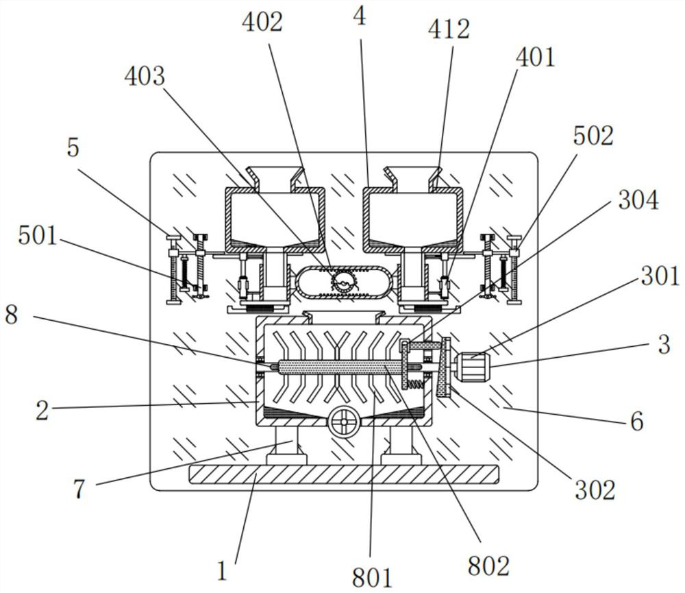 High-resistance flame-retardant material treatment device and method