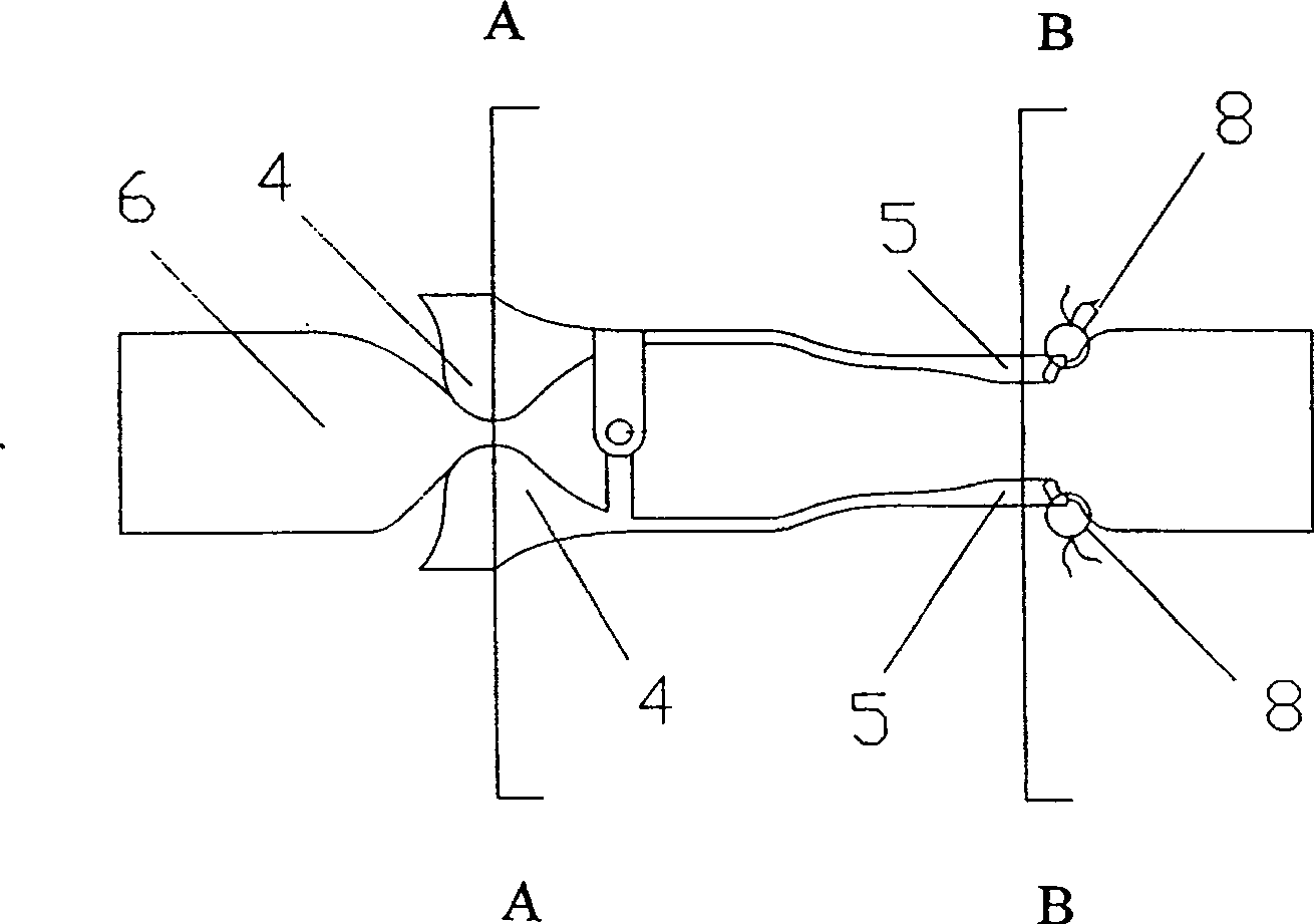 Indirect artificial valva outside vein