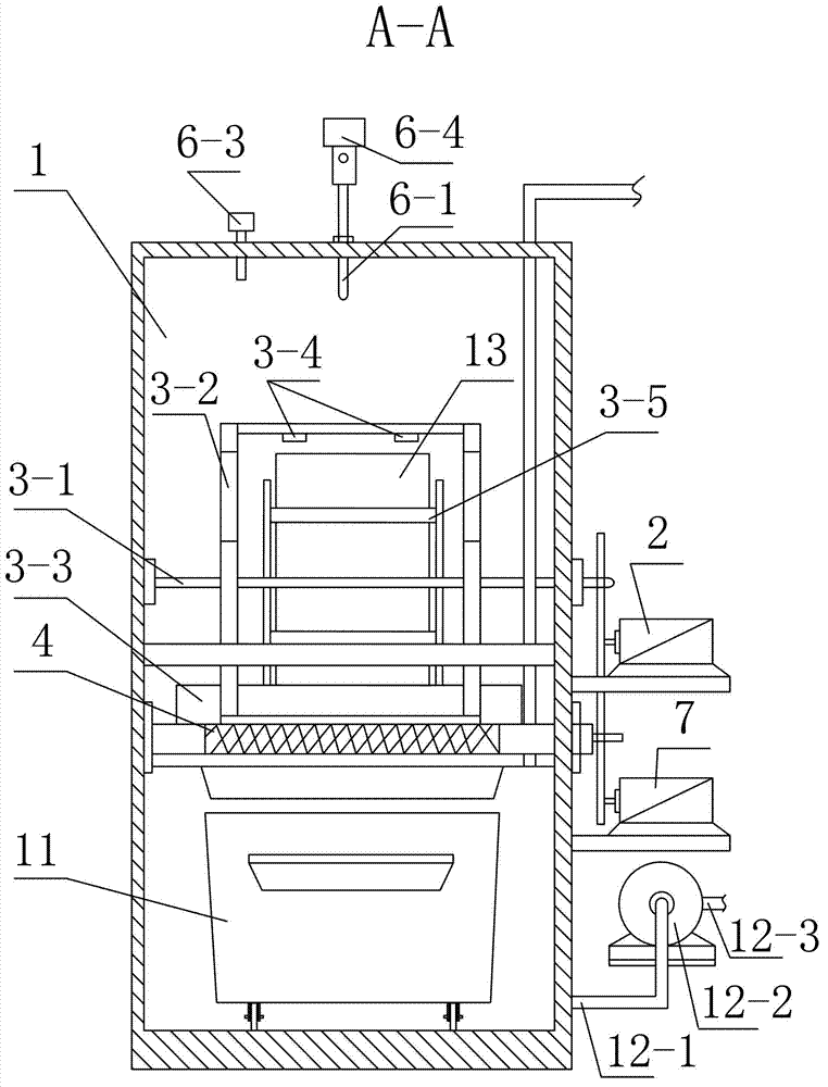Rectified/distilled residue incineration pretreatment device
