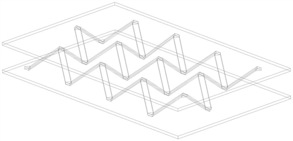 Preparation method of light alloy three-dimensional lattice sandwich structure based on high surface quality