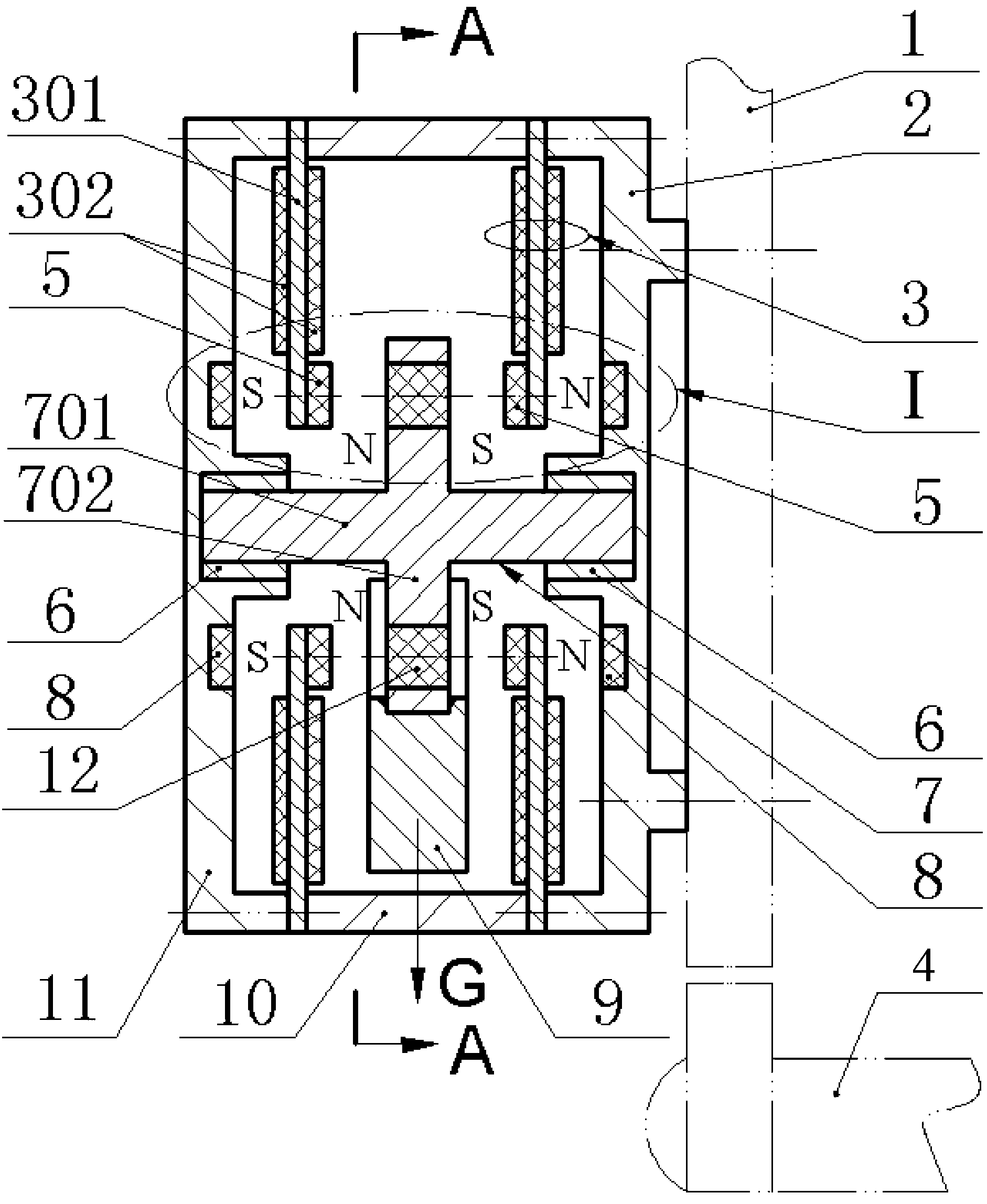 Piezoelectric cantilever beam generator for wind driven generator blade monitoring system