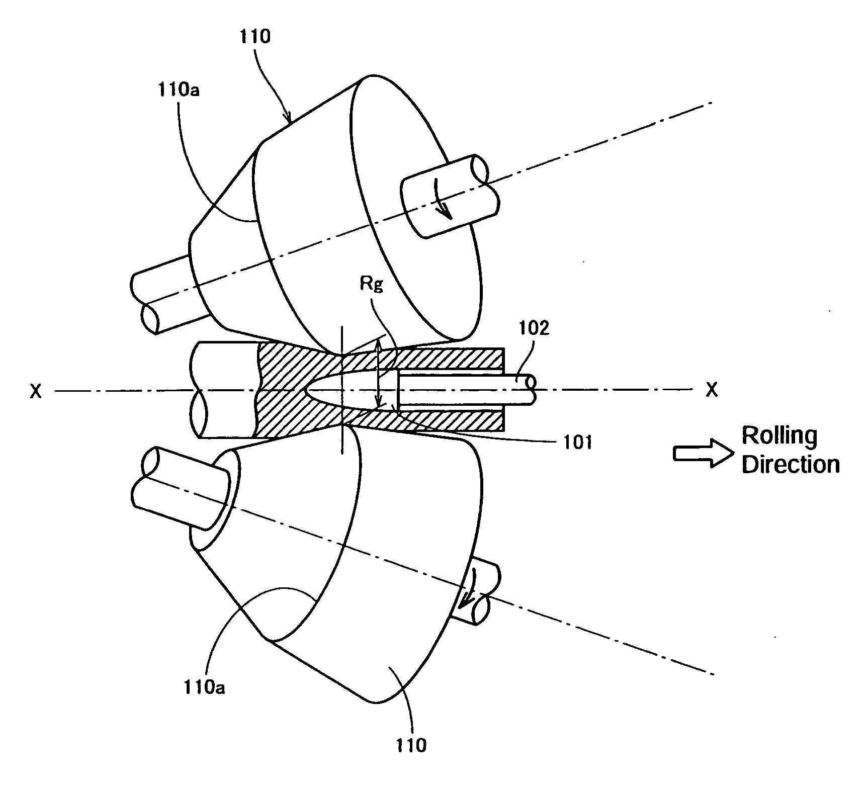 Seamless tube piercing/rolling plug, seamless tube piercing/rolling apparatus, and seamless tube producing method therewith