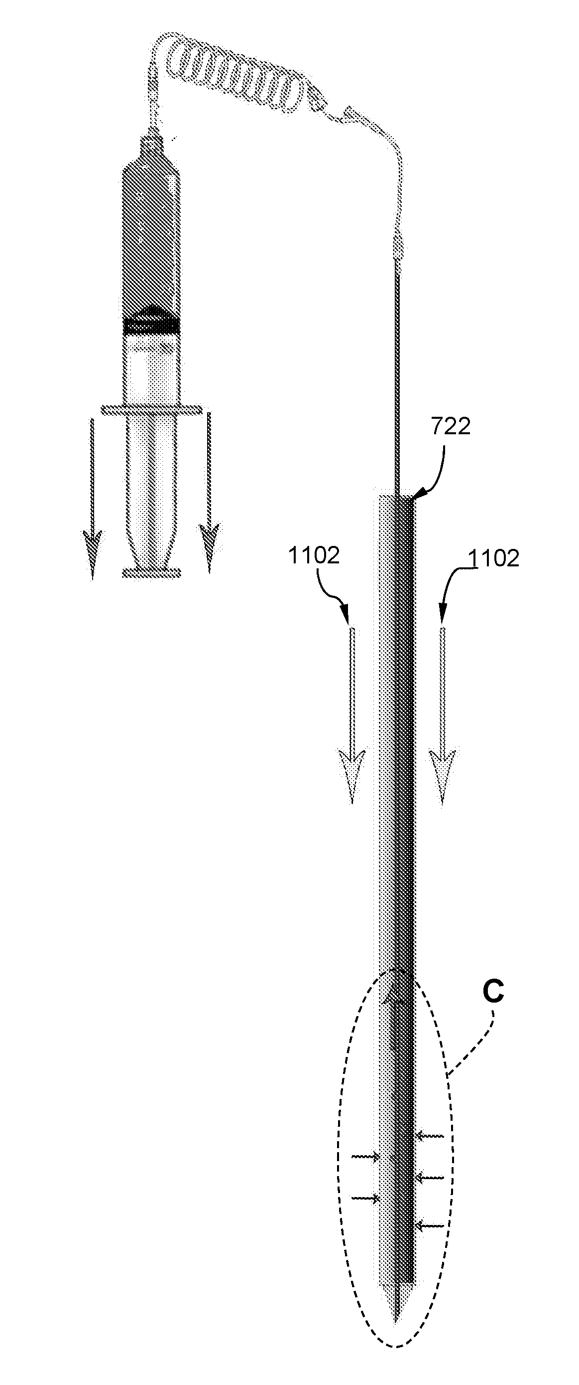 Integrated painless bone marrow biopsy device