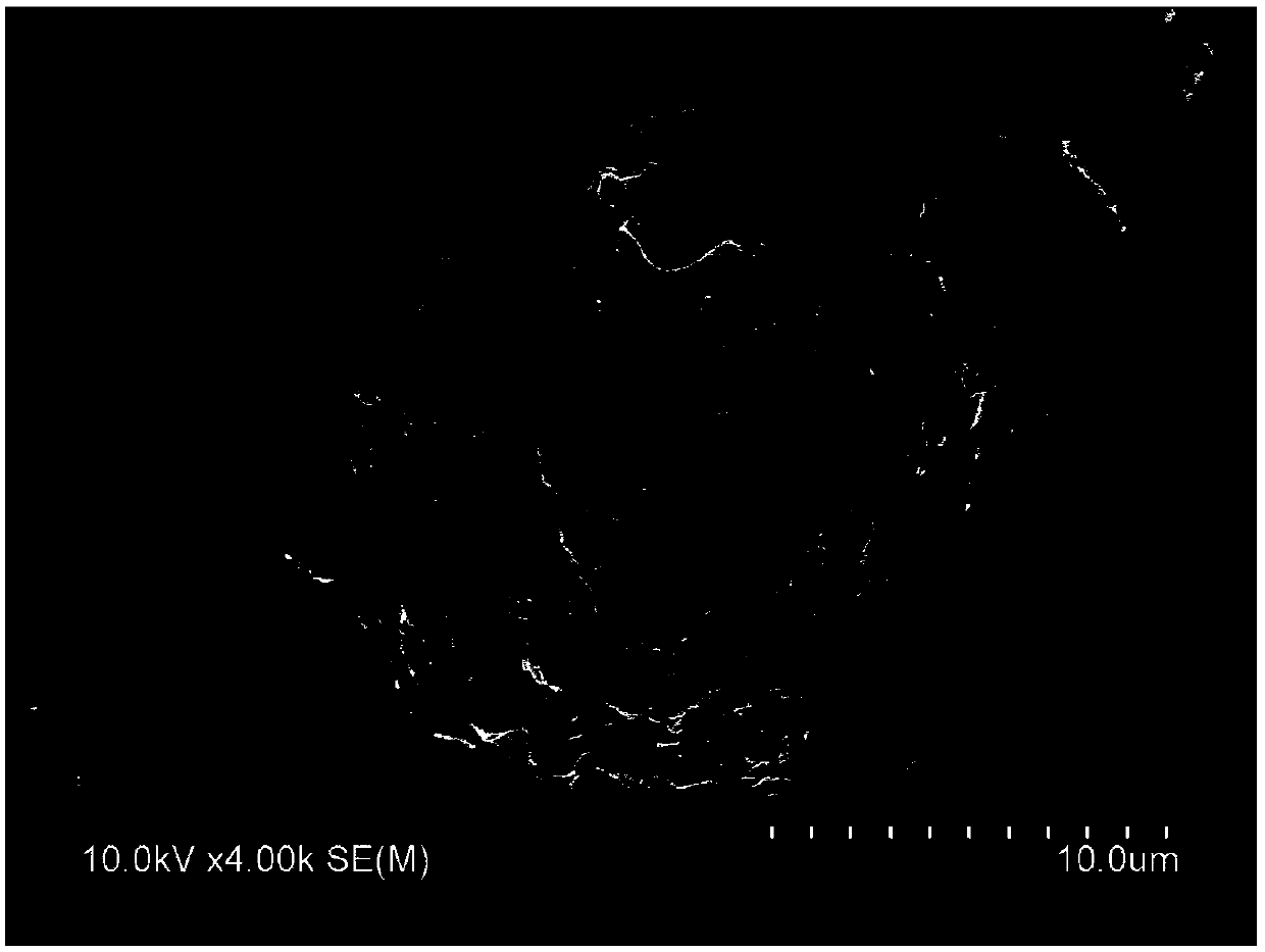 Synthesis of expanded graphite-tin oxide composite material and application of expanded graphite-tin oxide composite material in lithium ion battery