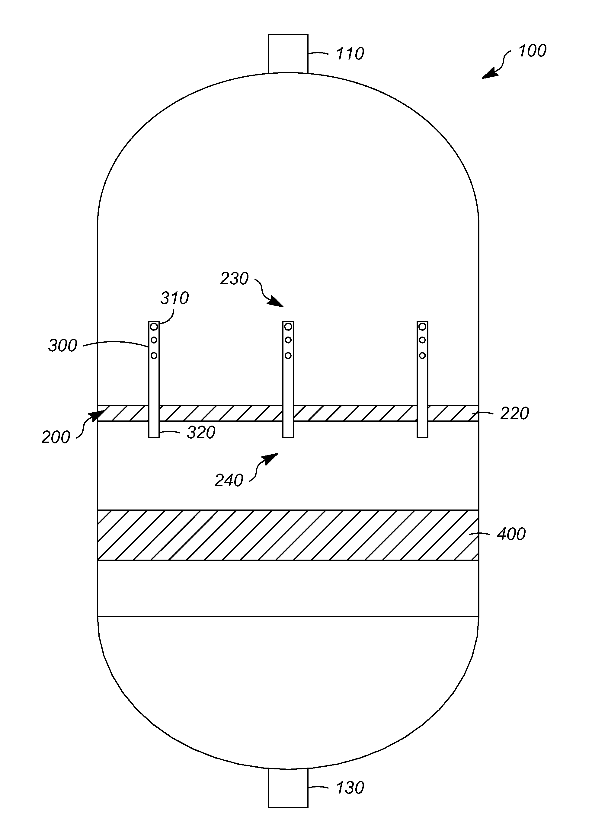 Distribution tray, vessel, or method relating thereto